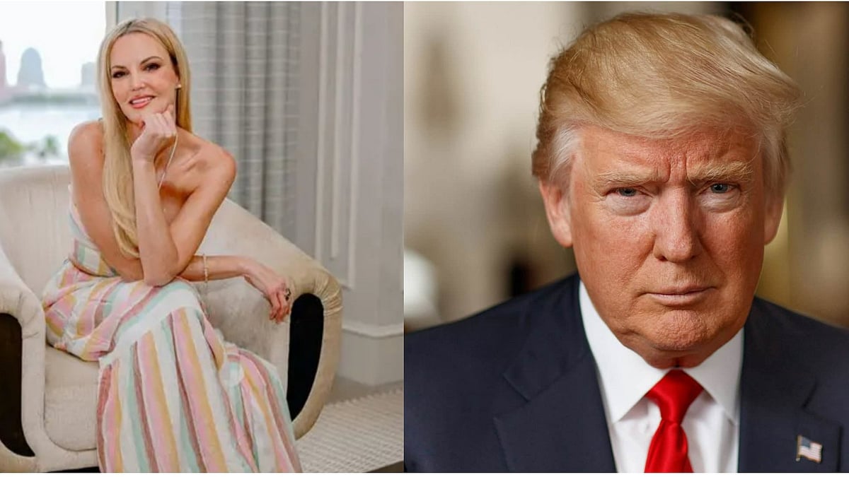 X : Amy Tripp and Donald Trump